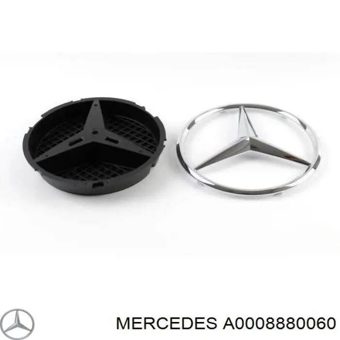 0008880060 Mercedes uchwyt emblematu kratki chłodnicy