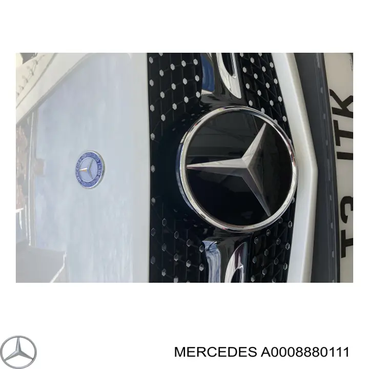 A0008880111 Mercedes Emblemat na atrapę chłodnicy