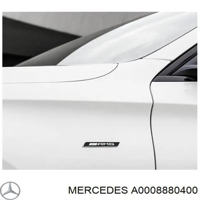 Do koszyka A0008880400 Mercedes Emblemat na atrapę chłodnicy