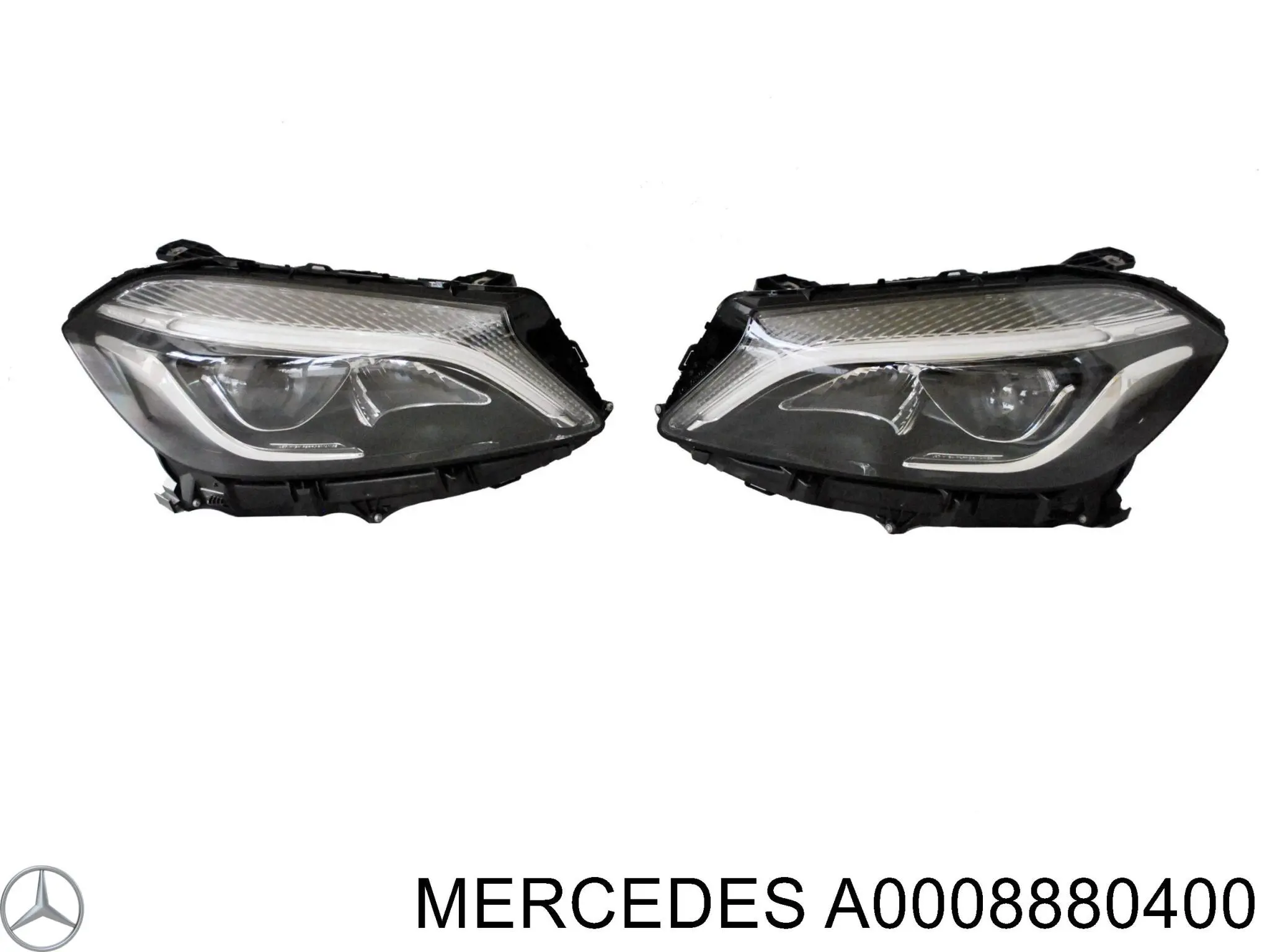 A0008880400 Mercedes Emblemat na atrapę chłodnicy