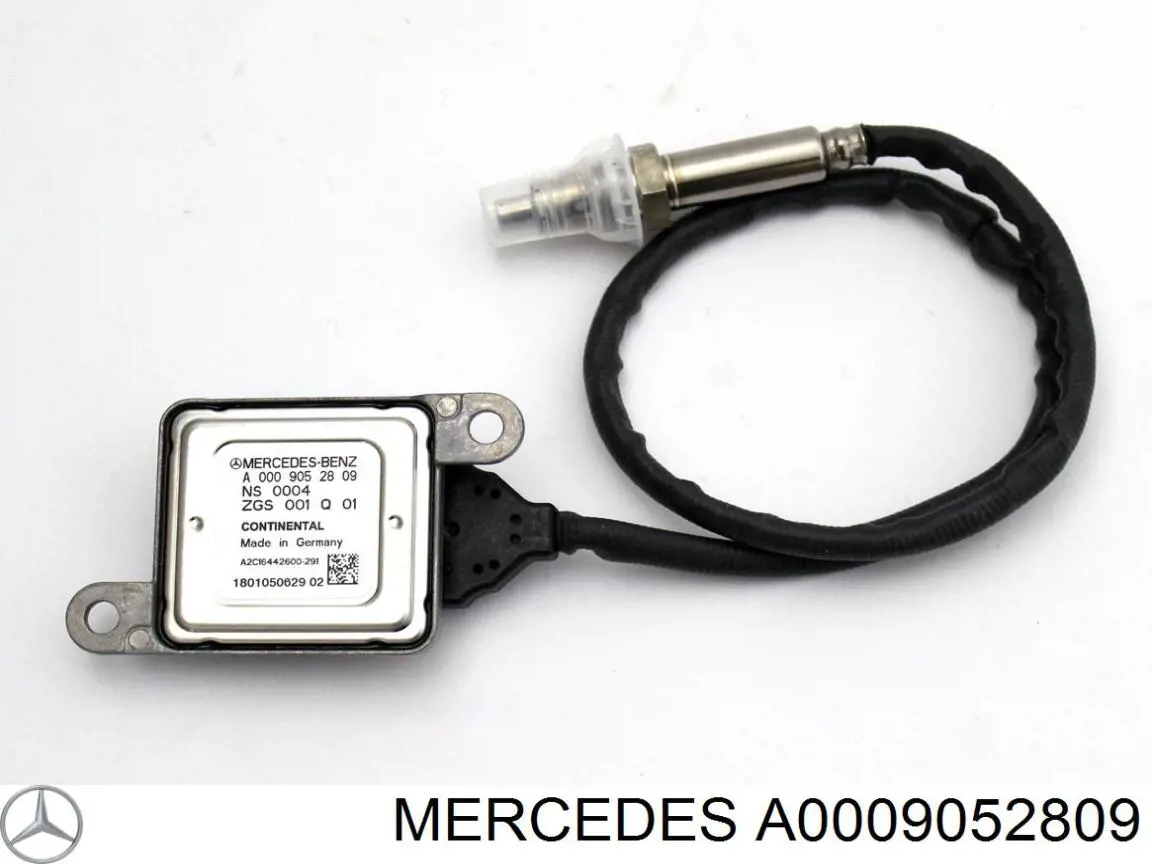Czujnik tlenków azotu NOX tylny Mercedes A000905280980 cena, od 199,52 USD
