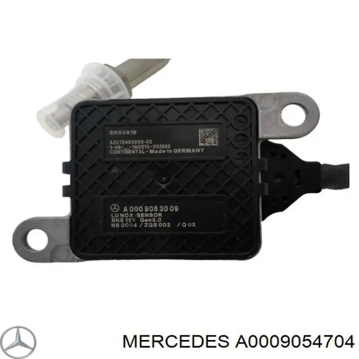 Czujnik tlenków azotu NOX przedni Mercedes A0009054704 cena, od 225,46 USD
