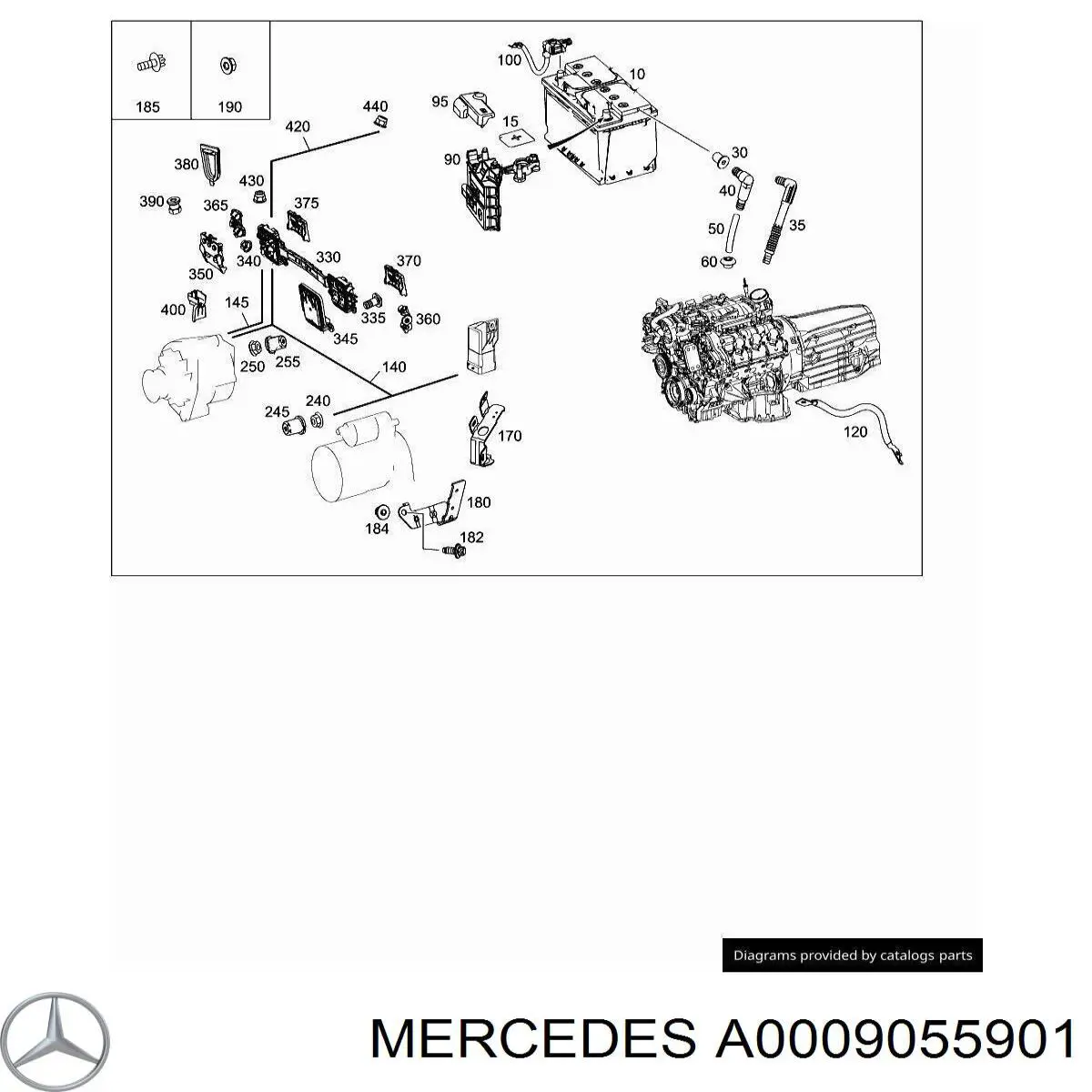 A0009056407 Mercedes 