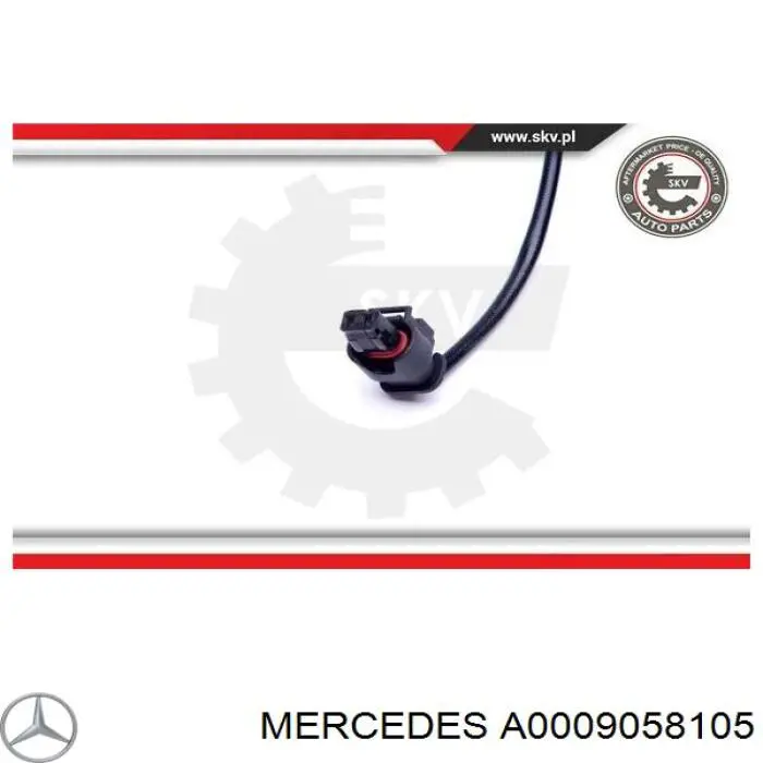 Czujnik temperatury spalin, w katalizatorze Mercedes A0009058105 cena, od 86,22 USD