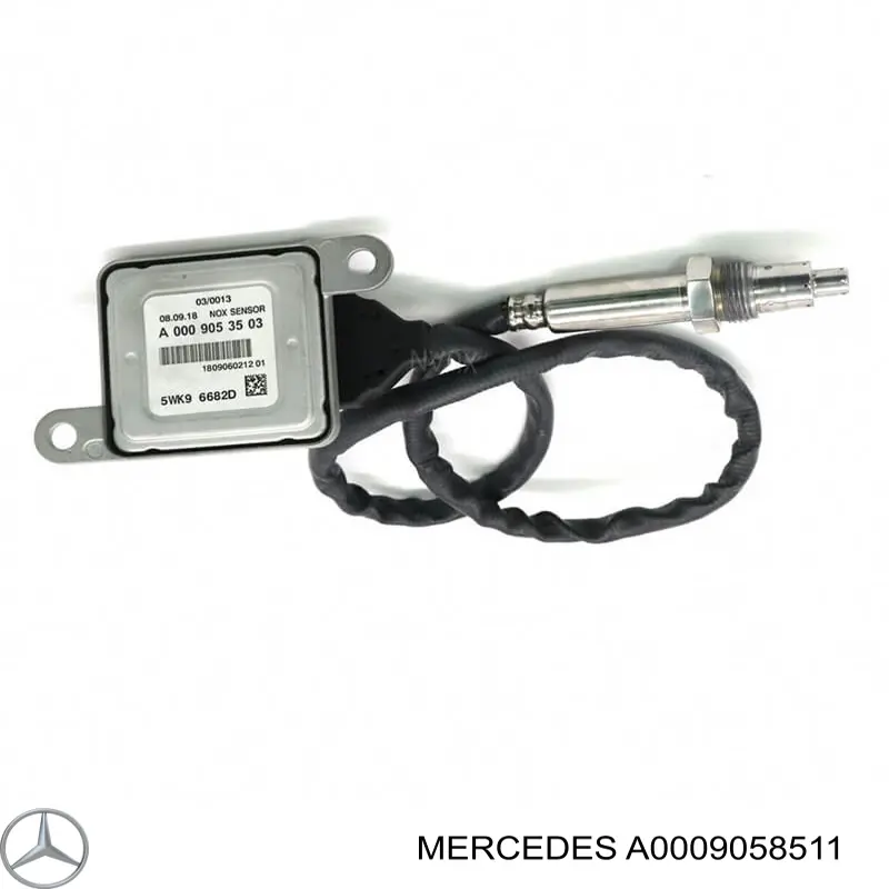 Czujnik tlenków azotu NOX tylny Mercedes A0009058511 cena, od 281,34 USD