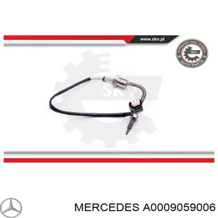 A0009059006 Mercedes Czujnik temperatury spalin, przed turbiną
