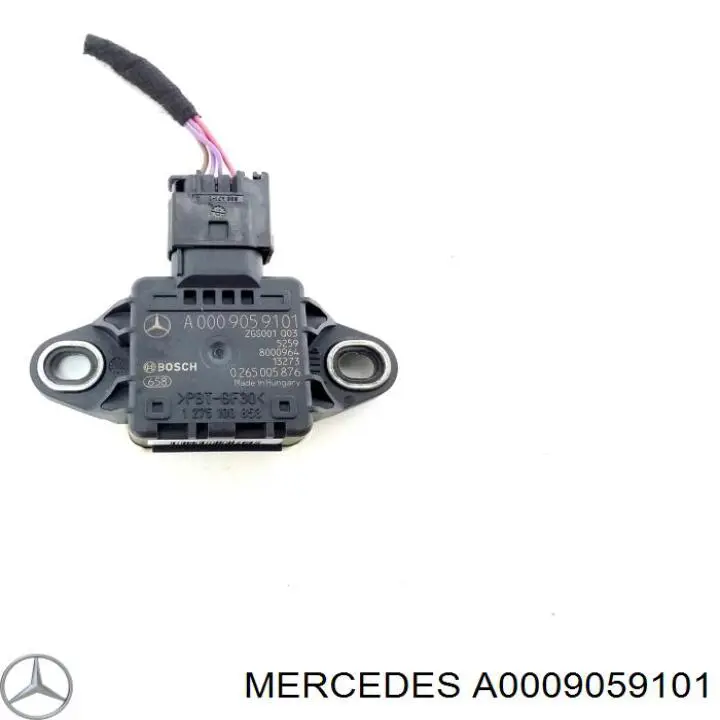 Do koszyka A0009059101 Mercedes Czujnik przyśpieszenia poprzecznego (ESP)