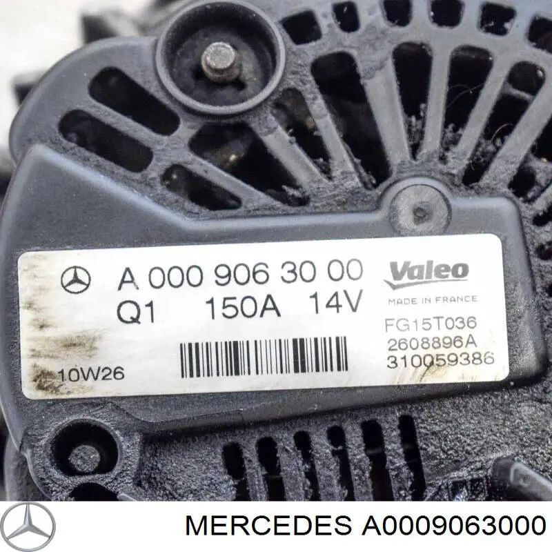A0009063000 Mercedes Alternator