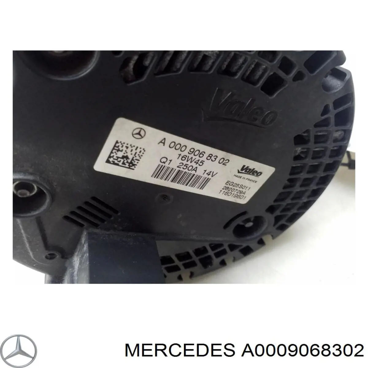 Alternator Mercedes A0009068302 cena, od 321,78 USD