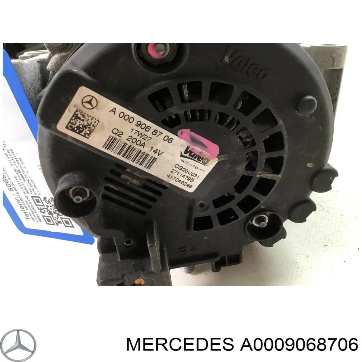 A0009068706 Mercedes Alternator