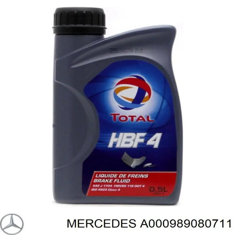 Do koszyka A000989080711 Mercedes Płyn hamulcowy
