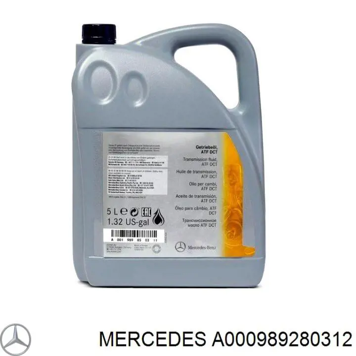 Olej przekładniowy A000989280312 Mercedes
