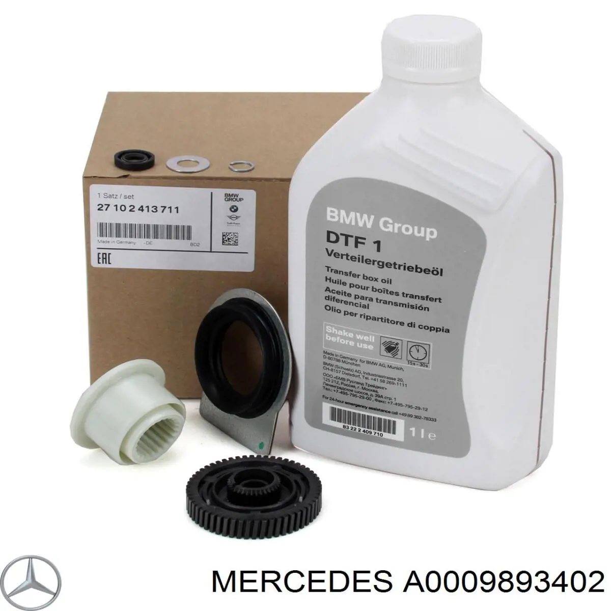 Olej przekładniowy Mercedes A0009893402