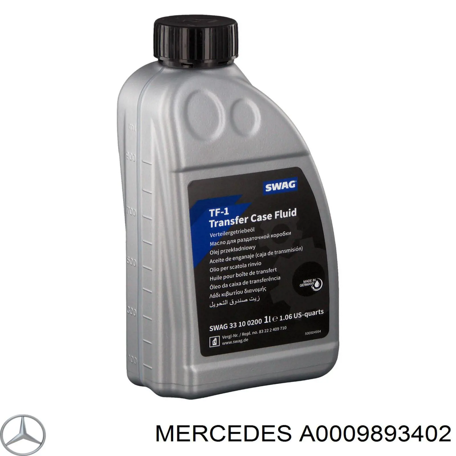Olej przekładniowy Mercedes A0009893402 cena, od 40,28 USD
