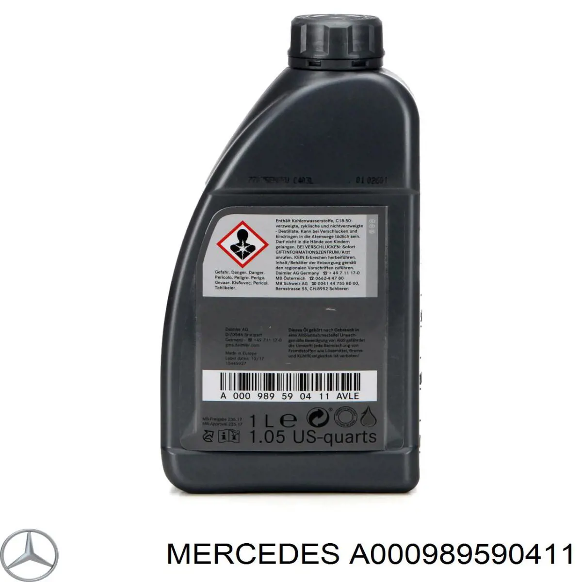 A000989590411 Mercedes Olej przekładniowy