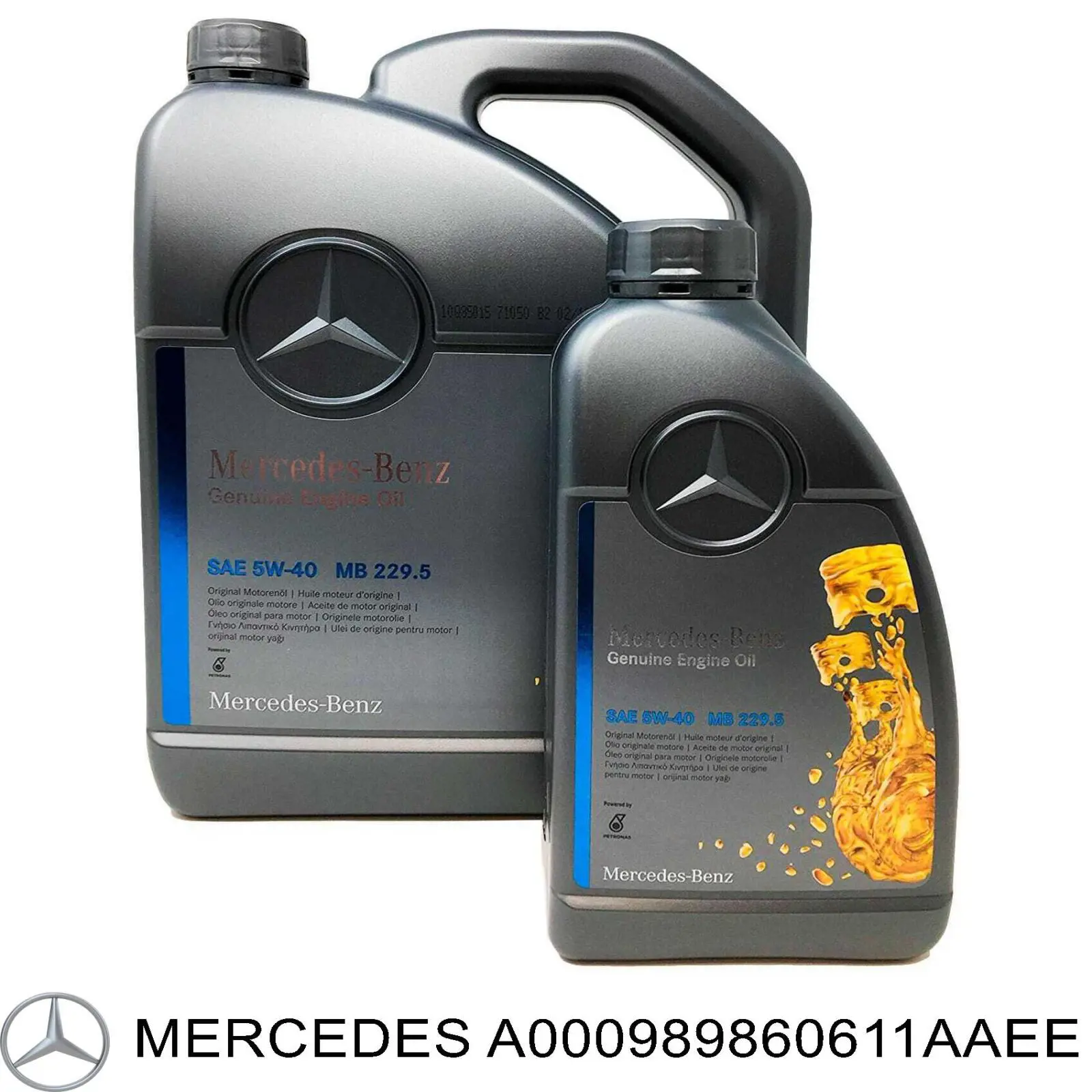 A000989860611AAEE Mercedes Olej do silnika
