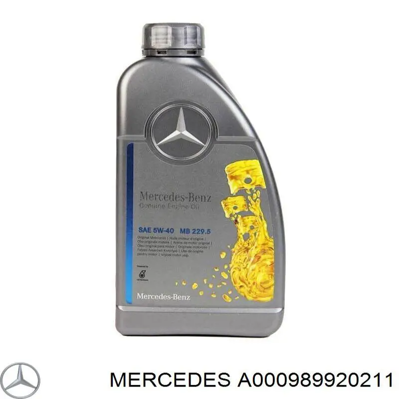 Olej do silnika Mercedes A000989920211 cena, od 17,67 USD