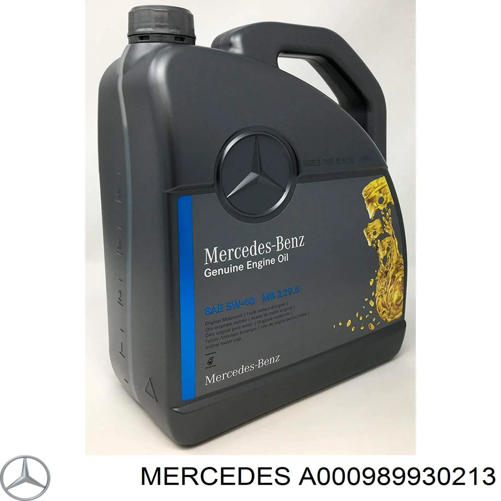Do koszyka A000989930213 Mercedes Olej do silnika