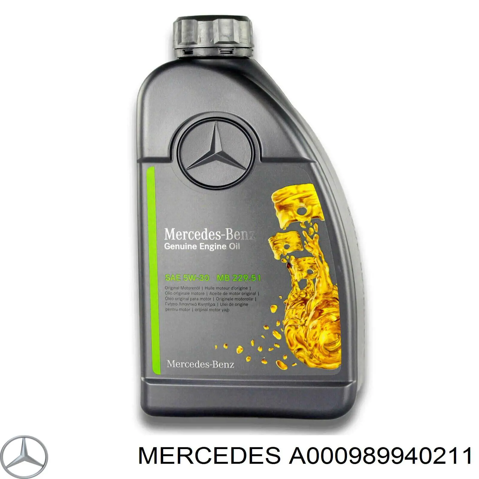 Olej do silnika Mercedes A000989940211 cena, od 21,50 USD