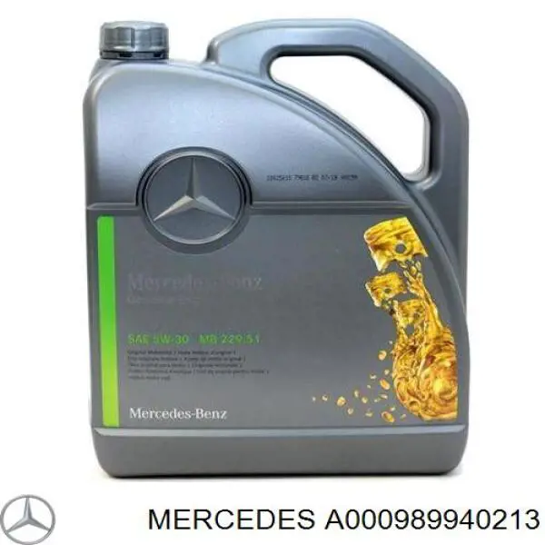 Do koszyka A000989940213 Mercedes Olej do silnika