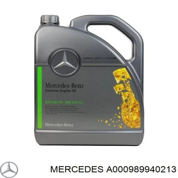 Olej do silnika A000989940213 Mercedes