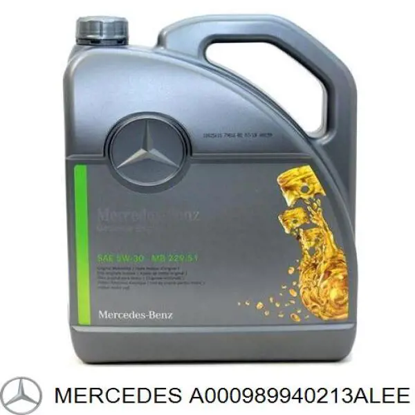 Olej do silnika Mercedes A000989940213ALEE cena, od 81,20 USD