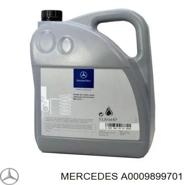 Olej do silnika A0009899701 Mercedes