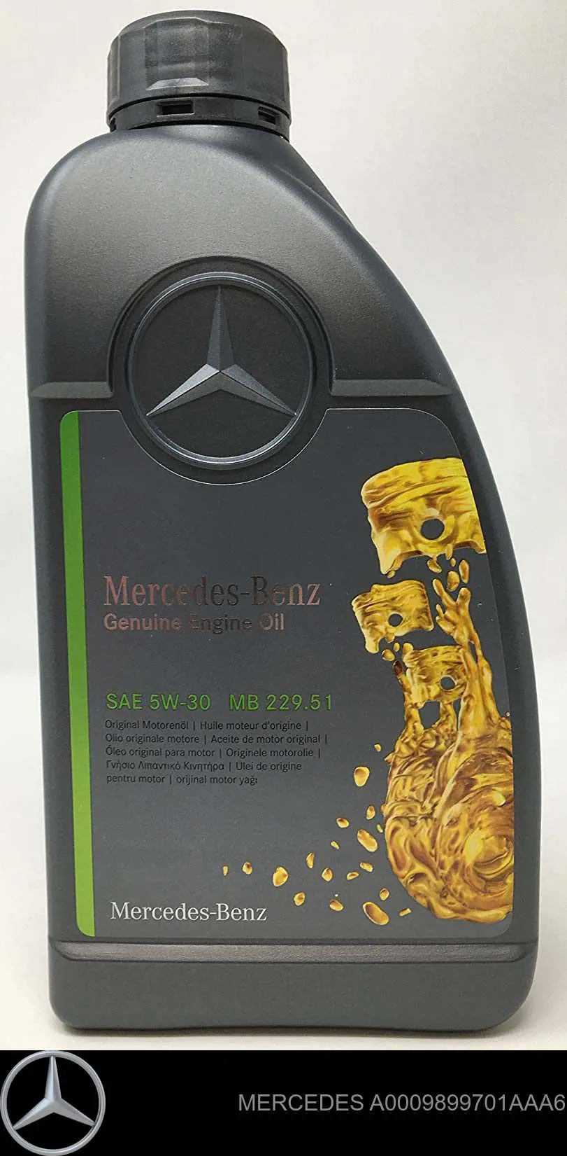 Olej do silnika Mercedes A0009899701AAA6 cena, od 19,64 USD