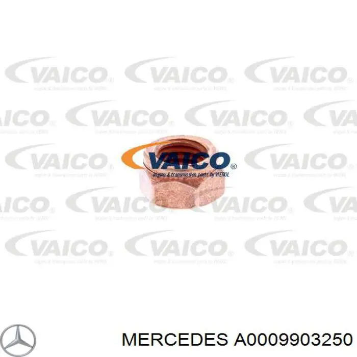 A0009903250 Mercedes Nakrętka mocowania kolektora wydechowego