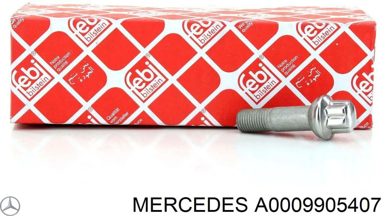 Do koszyka A0009905407 Mercedes Śruba koła
