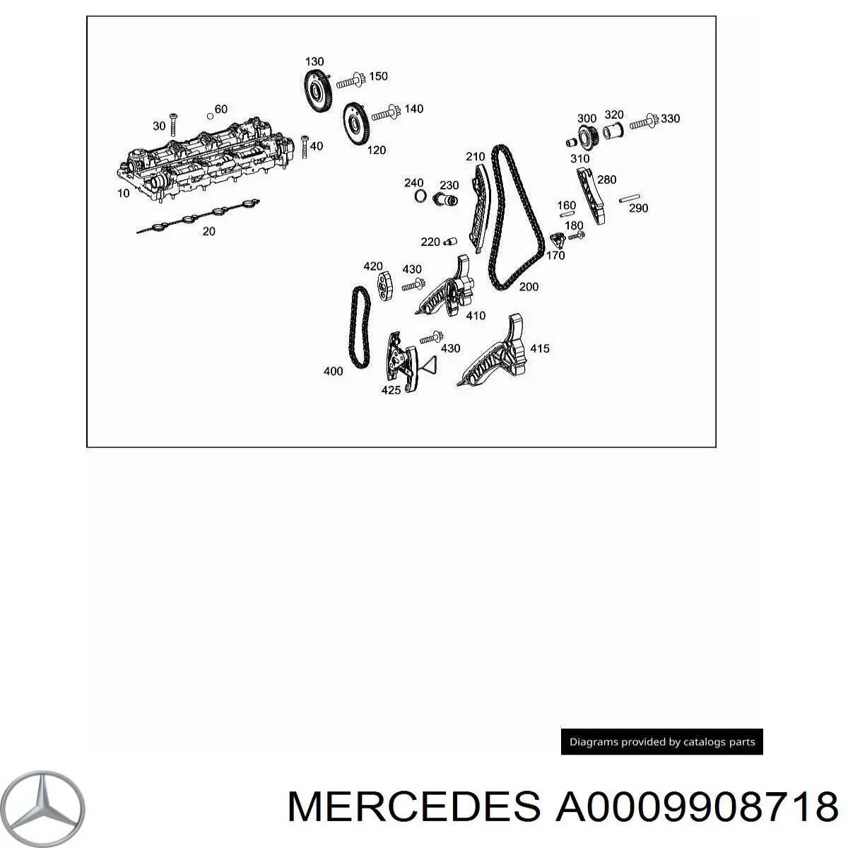 Śruba łożyska wału rozrządu do Mercedes E (W213)