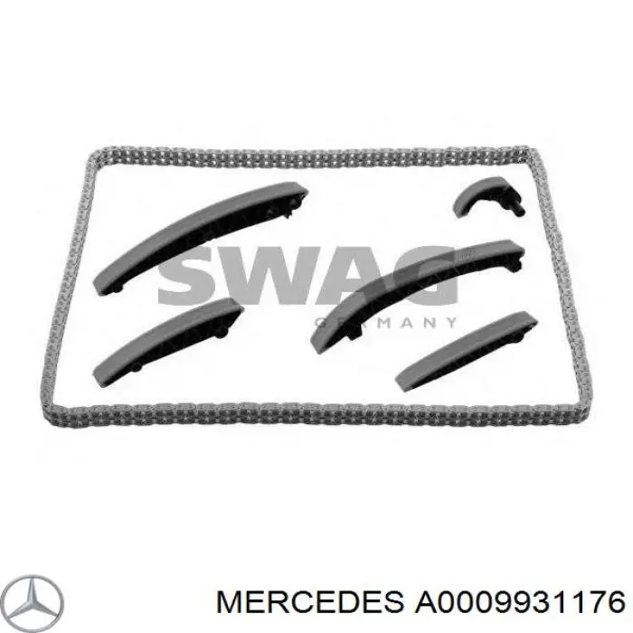 Łańcuch rozrządu Mercedes A0009931176 cena, od 33,12 USD