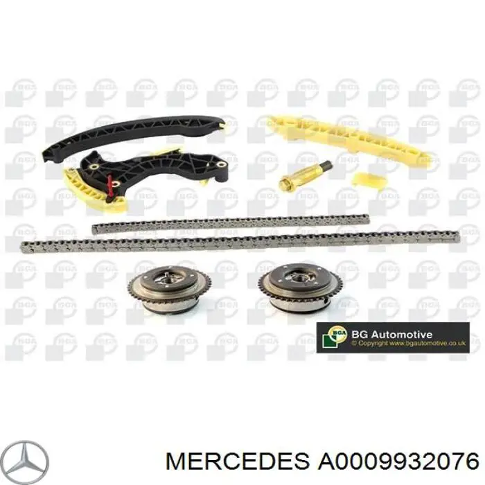 Łańcuch rozrządu wału wyrównoważającego Mercedes A0009932076 cena, od 51,26 USD