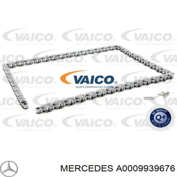 A0009939676 Mercedes łańcuch rozrządu, zestaw