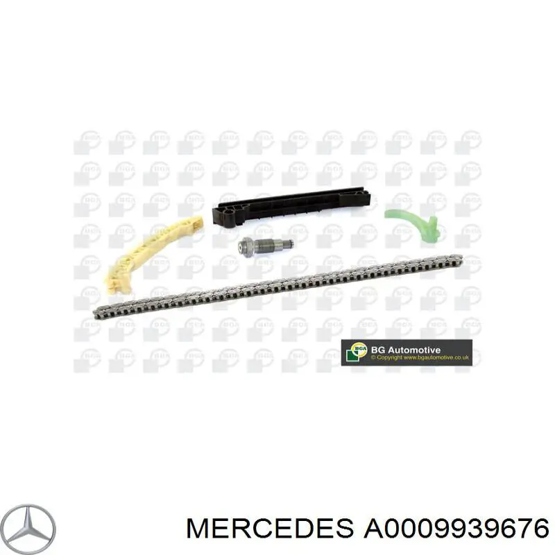 Do koszyka A0009939676 Mercedes Łańcuch rozrządu, zestaw