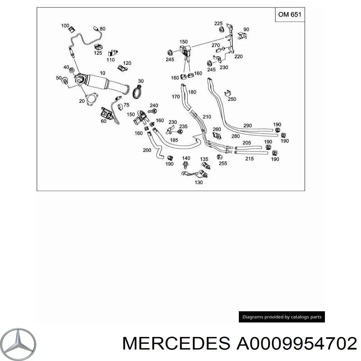Wspornik (uchwyt) tłumika przedni Mercedes A0009954702 cena, od 16,25 USD