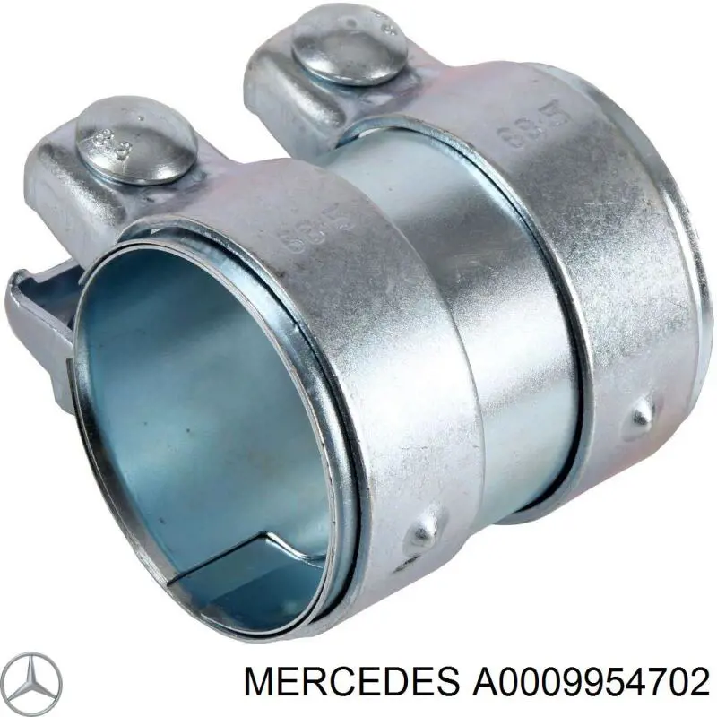 Do koszyka A0009954702 Mercedes Wspornik (uchwyt) tłumika przedni