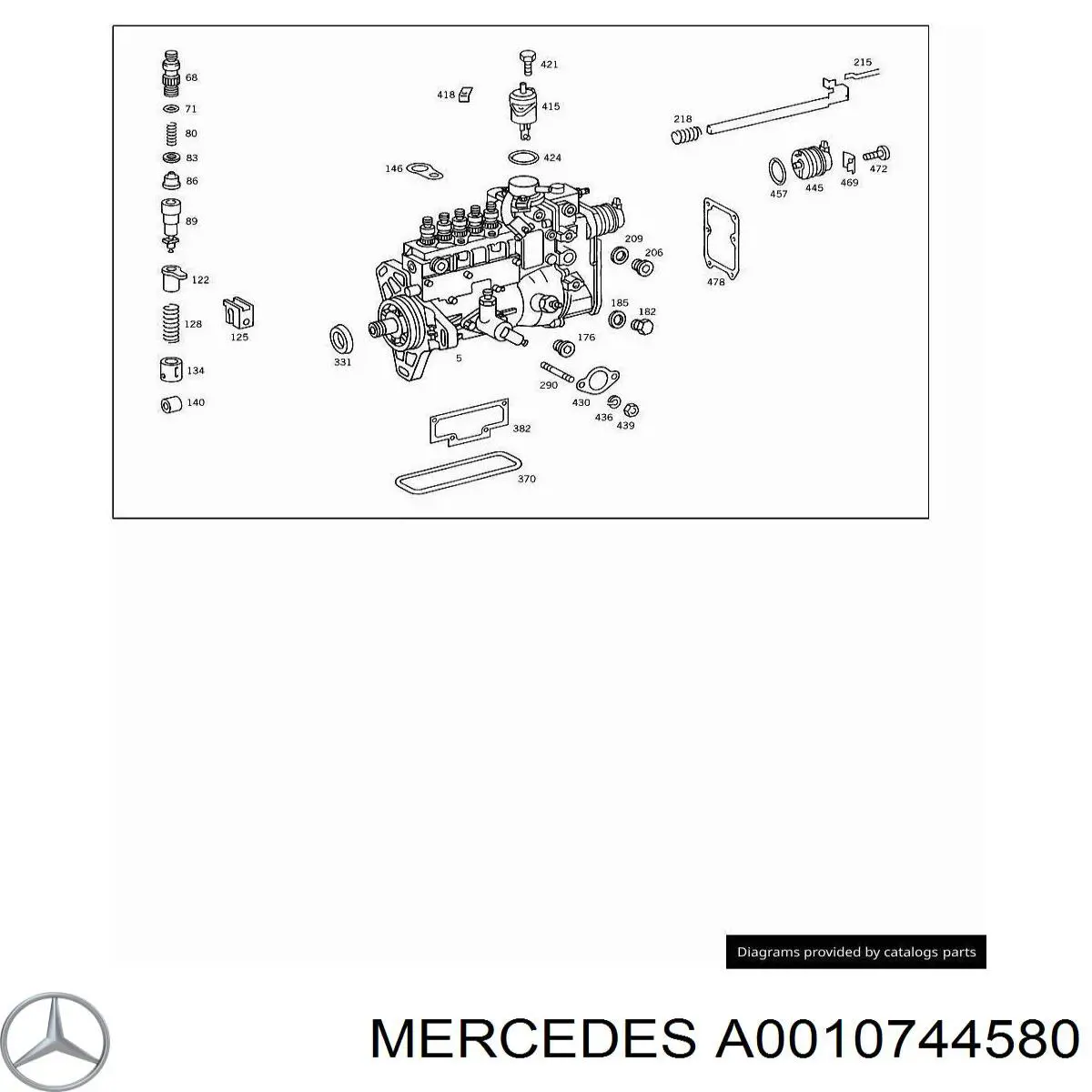 A0010744580 Mercedes 