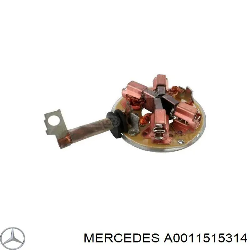 A0011515314 Mercedes uchwyt szczotki rozrusznika