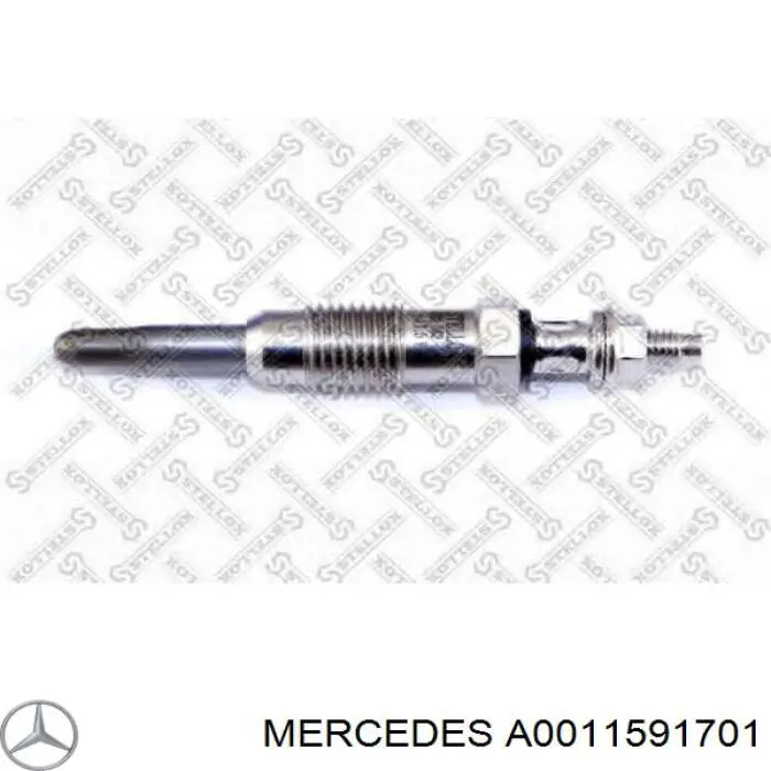 Świeca żarowa Mercedes A0011591701 cena, od 8,73 USD