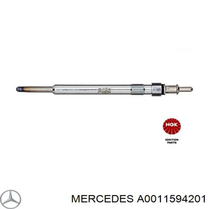 Świeca żarowa Mercedes A0011594201 cena, od 8,40 USD