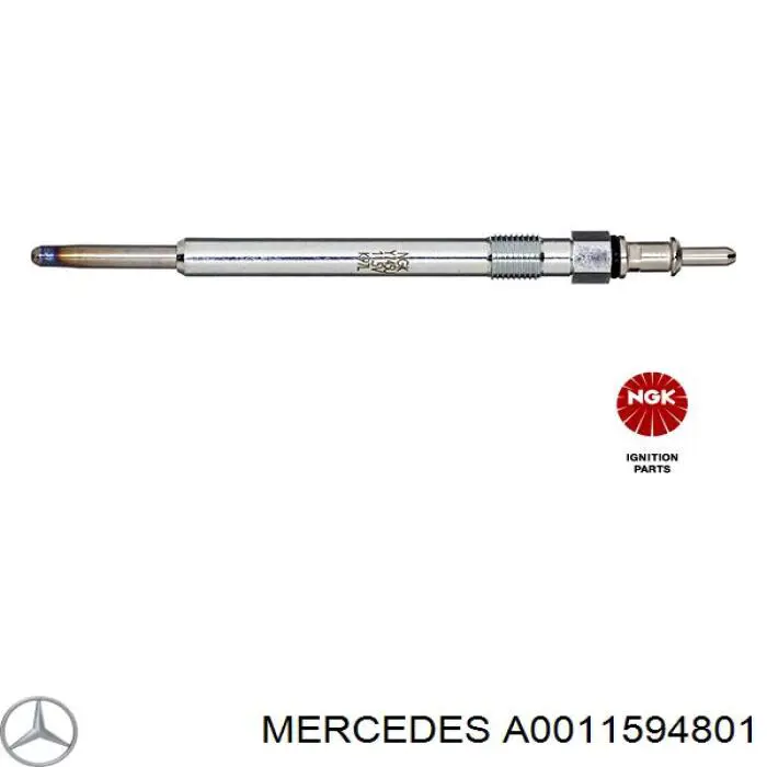 Świeca żarowa Mercedes A0011594801 cena, od 8,40 USD