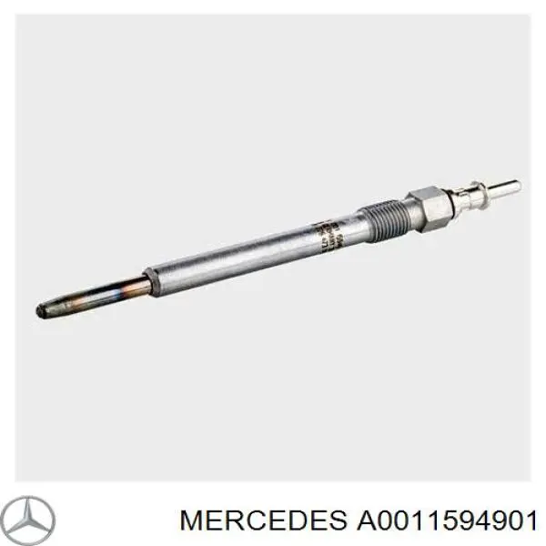 Świeca żarowa Mercedes A0011594901 cena, od 9,52 USD