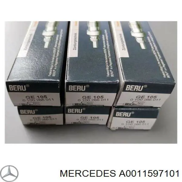 Świeca żarowa Mercedes A0011597101 cena, od 10,51 USD