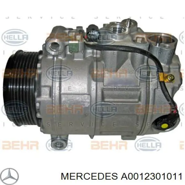 Sprężarka klimatyzacji Mercedes A0012301011 cena, od 379,33 USD