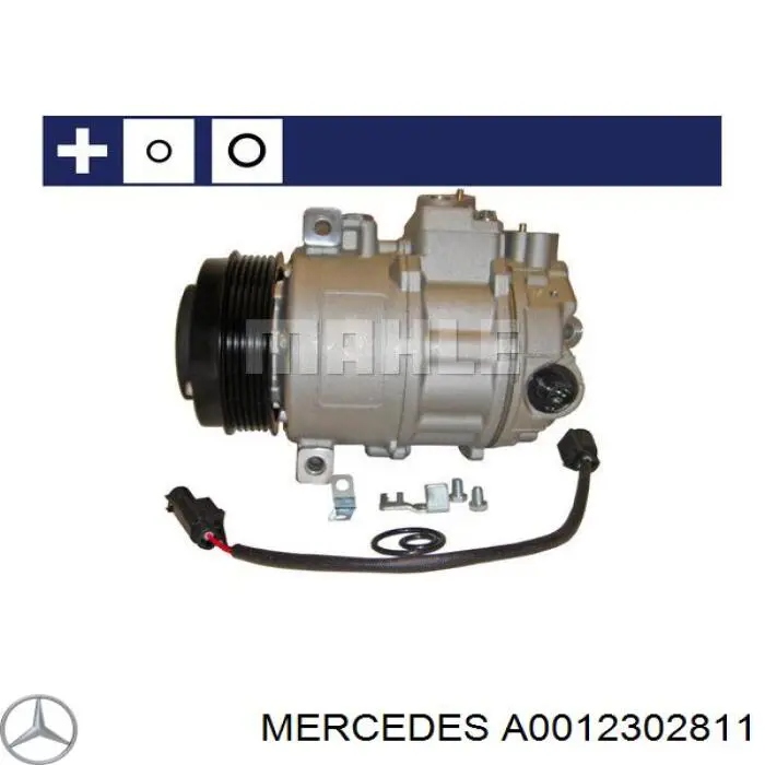 Sprężarka klimatyzacji Mercedes A0012302811 cena, od 191,02 USD