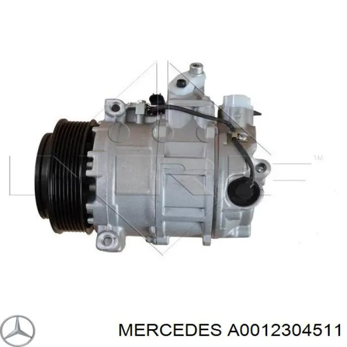 Sprężarka klimatyzacji Mercedes A0012304511 cena, od 182,49 USD