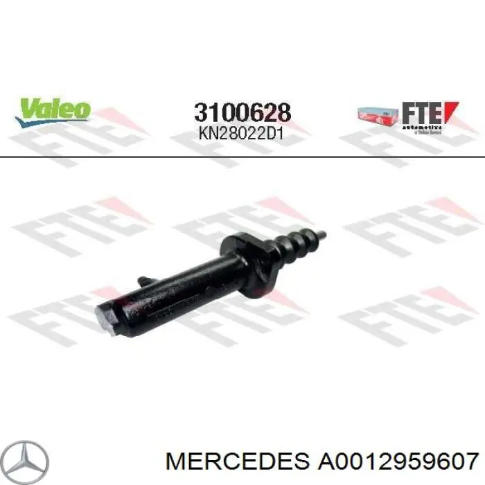 Do koszyka A0012959607 Mercedes Cylinder roboczy sprzęgła
