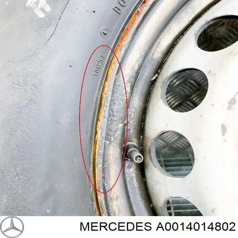 Felgi stalowe (kute) Mercedes A0014014802 cena, od 141,31 USD