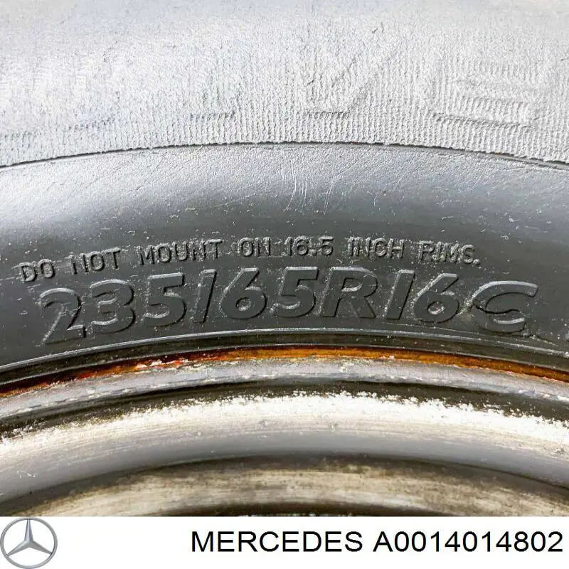 A0014019202 Mercedes Felgi stalowe (kute)